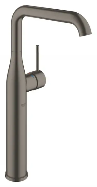 Baterie lavoar Grohe Essence 24170AL1, 3/8'', marimea XL, monocomanda, cartus ceramic, pivotanta, fara ventil, mat, hard graphite