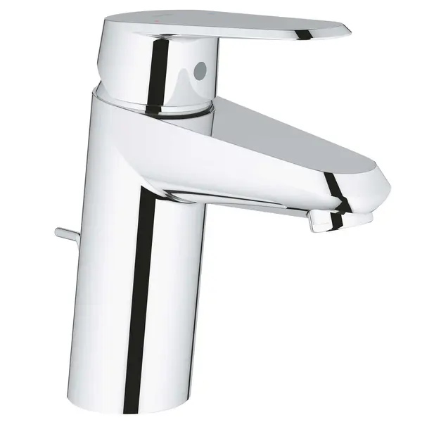 Baterie lavoar Grohe Eurodisc Cosmopolitan 33190002, 3/8 inch, monocomanda, marimea S, cartus ceramic, evacuare cu tija, Crom