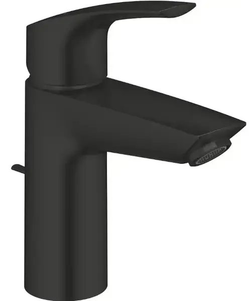Baterie lavoar Grohe Eurosmart 332652433, S, 169 mm, ventil, mat, Negru