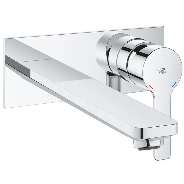 Baterie lavoar Grohe Lineare 23444001, aparenta, monocomanda, marimea L, necesita set fixare, crom