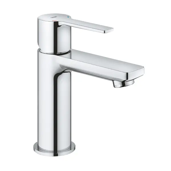 Baterie lavoar Grohe Lineare, marimea XS, monocomanda, cartus ceramic, set evacuare cu push-open, limitator temperatura, Crom