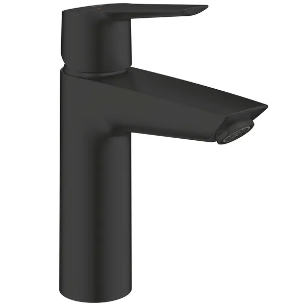 Baterie lavoar Grohe Start 235752432, 3/8 inch, marimea M, cartus ceramic, monocomanda, ventil push to open, mat, Negru