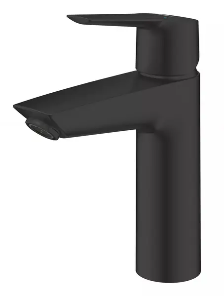 Baterie lavoar Grohe Start 242042432, marime M, 192 mm, ventil, Negru mat