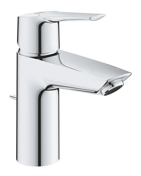 Baterie lavoar Grohe Start 24209002, 3/8, marimea S, monocomanda, cartus ceramic, evacuare cu tija, Crom