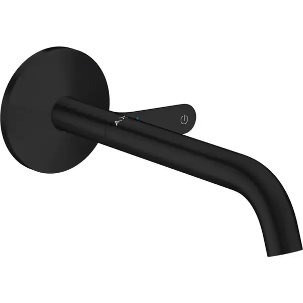 Baterie lavoar incastrata negru mat, pipa 220 mm, Hansgrohe Axor One Select