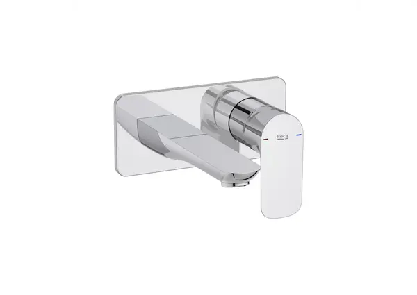 Baterie lavoar Roca Cala A5A356EC00, montare pe perete, 176 mm, necesita valva, Crom