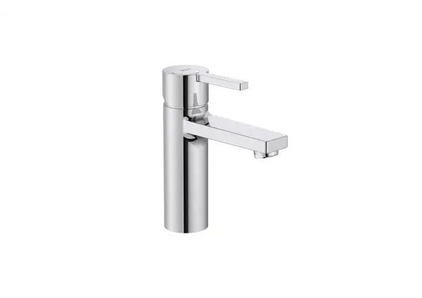Baterie lavoar Roca Naia A5A3296C00, M, 167 mm, pornire rece, Crom