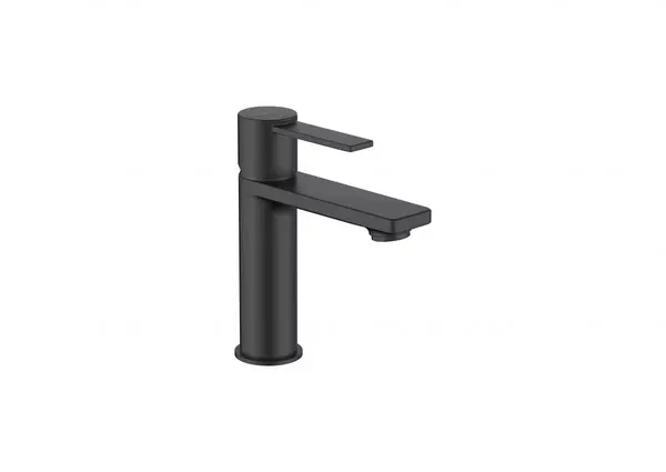 Baterie lavoar Roca Targa A5A325FNB0, M, 160 mm, pornire rece, mat, Negru