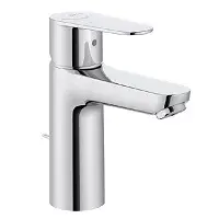 Baterie lavoar Roca Victoria Plus A5A334FC00, marime M, 165 mm, pornire rece, ventil, Crom