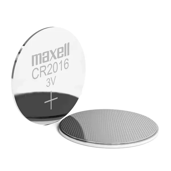 Baterie litiu CR2016 3V 90mAh, set 5 bucăți, Maxell
