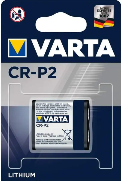 Baterie litiu VARTA - CR-P2, 6V, 1 buc.