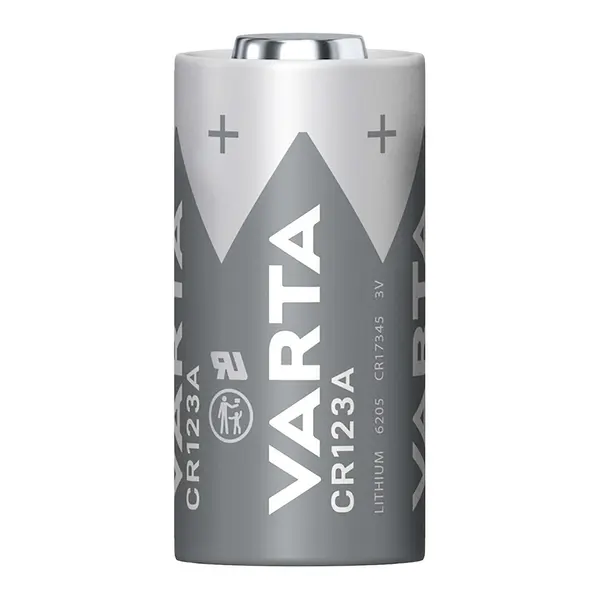 Baterie litiu Varta CR123A 3V 1430mAh, blister 1 buc, BA085164