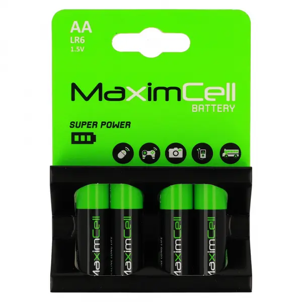 Baterie MaximCell Super Power, AA / LR6, Set 4 bucati