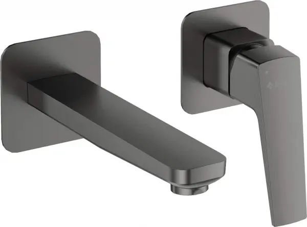Baterie pentru lavoar, titan, montaj ingropat, Deante Blur