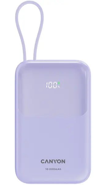 Baterie portabilă Canyon - OnPower 101, 10000 mAh, Purple