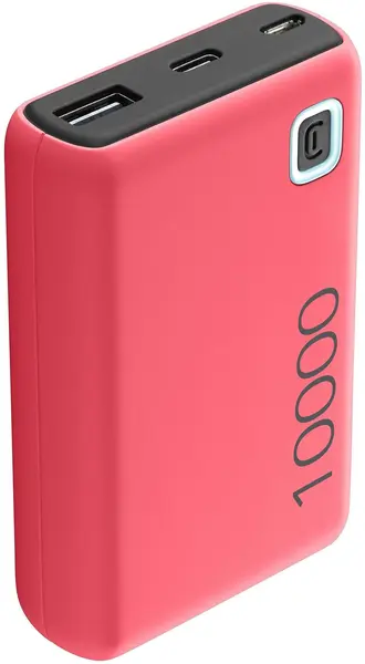 Baterie portabilă Cellularline - Essence, 10000 mAh, roz