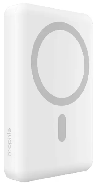 Baterie portabilă mophie - Essentials Magnetic, 10000 mAh, alba