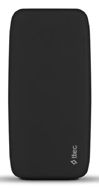 Baterie portabilă ttec - ChargeUp, 10 000 mAh, negru