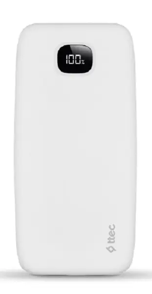 Baterie portabilă ttec - ChargeUp Pro, 10 000 mAh, alb