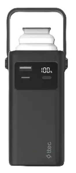 Baterie portabilă ttec - ReCharger Extreme, 20.000mAh, neagră