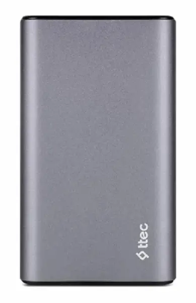 Baterie portabilă ttec - ReCharger Pro, 15 000 mAh, gri