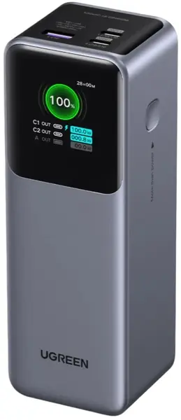 Baterie portabilă Ugreen - PB722, 25000 mAh, gri