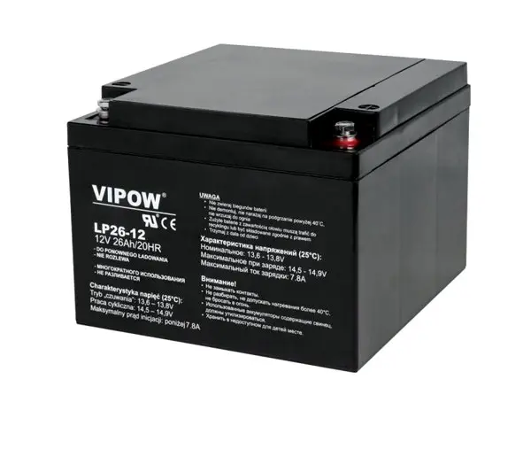 Baterie sigilată cu plumb acid 12V 26Ah VIPOW