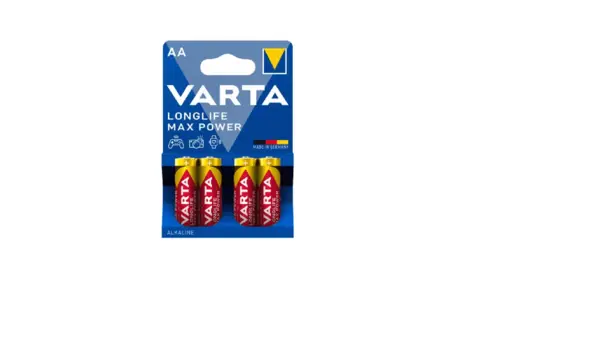 Baterie Varta alcalina Longlife maxpower AA LR6 4 bucati/set Baterie Varta alcalina Longlife maxpower AA LR6 4 bucati/set