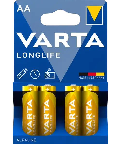 Baterie Varta Longlife 4106, AA / LR6, Set 4 bucati