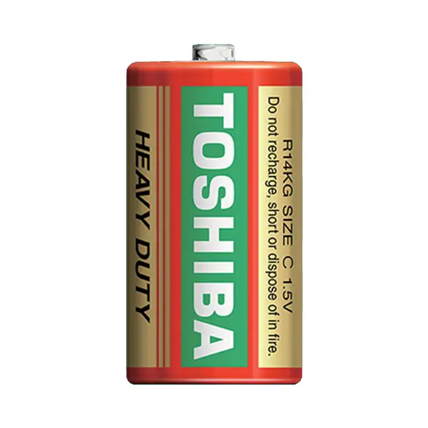 Baterii C R14 1.5V Toshiba Heavy Duty, set 2 bucăți