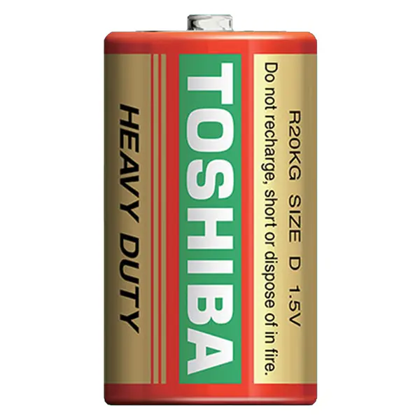 Baterii D R20 1.5V Toshiba Heavy Duty, set 2 bucăți