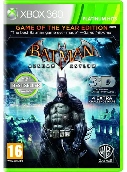 Batman Arkham Asylum Game Of The Year Edition Platinum Hits PlayStation 3|PC|PlayStation 4|Xbox 360