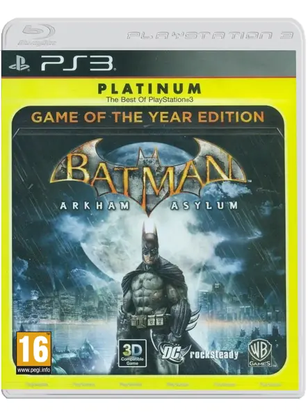 Batman Arkham Asylum Goty Platinum PlayStation 3|PC|PlayStation 4|Xbox 360