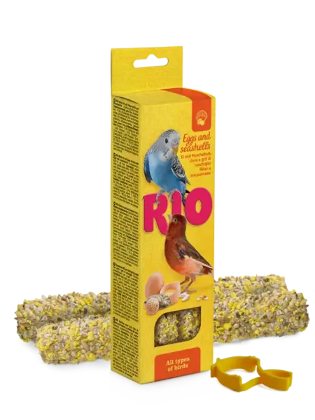 Batoane cu oua si scoici pentru toate speciile de pasari Rio, 2 x 40