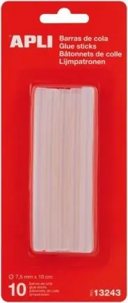 Batoane de silicon pentru lipit APLI – ø 7,5 х 10 cm, 10 bucati