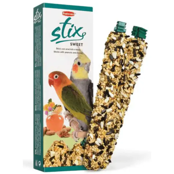 Batoane pentru papagali-nimfe Padovan Stix Sweet 100g