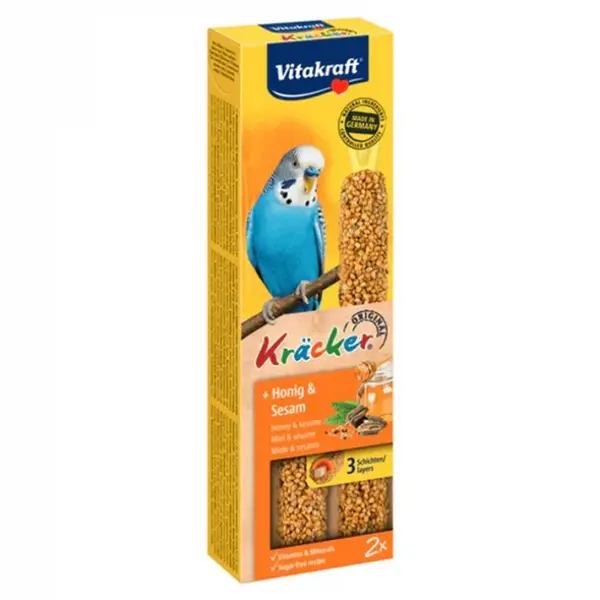 Batoane pentru perusi Vitakraft cu miere susan 2 buc