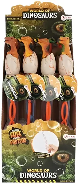 Baton cu bule de săpun Toi Toys - Dinozaur, sortiment