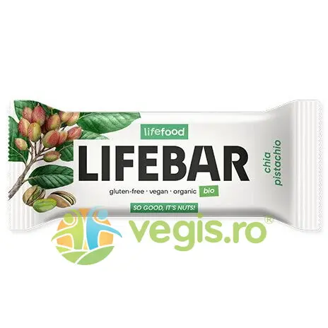 Baton cu Chia si Fistic Ecologic/Bio 40g