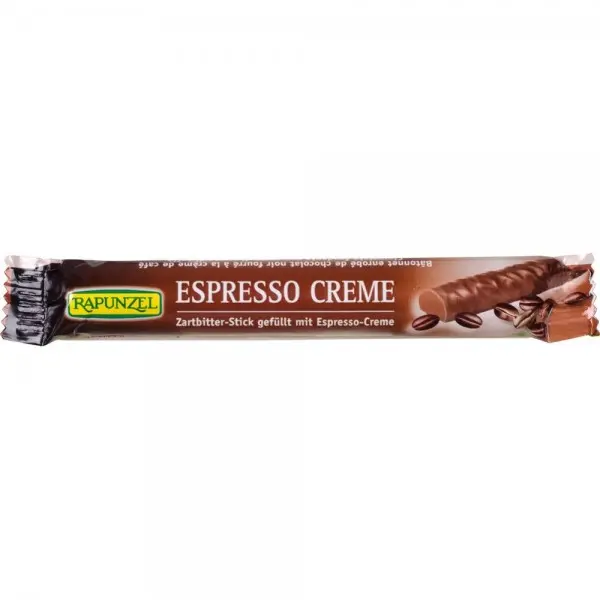 Baton cu espresso bio, 22g, Rapunzel