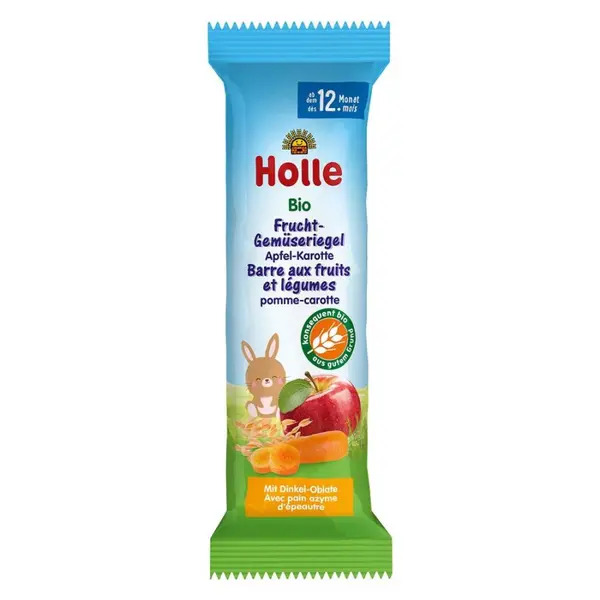 Baton cu mere si morcovi pentru copii 12 luni, eco - 25 g