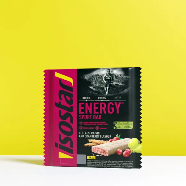 Baton energizant energy sport bar stafide și afine 3x40g