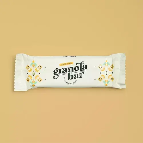 Baton Granola cu Lămâie și Chia, 55g | Viblance