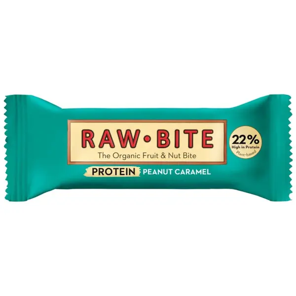 Baton proteic 22% cu arahide si caramel fara gluten fara zahar adaugat, eco - 45 g