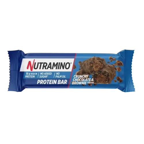 Baton proteic Crispy Chocolate Brownie, 65g, Nutramino
