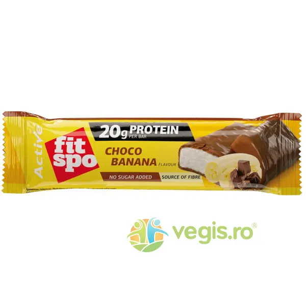 Baton Proteic cu Aroma de Ciocolata si Banana 60g