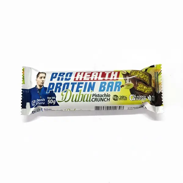 Baton Proteic Dubai Pistachio Crunch, 50g - Baton