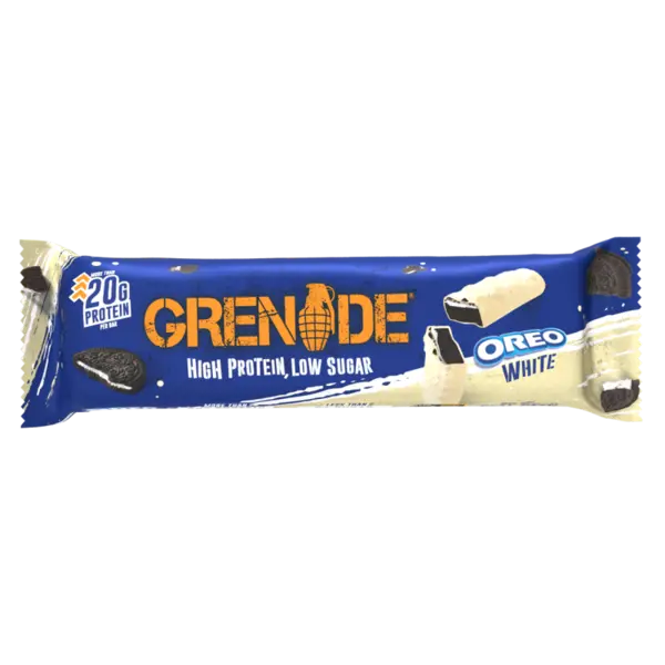 Baton proteic Oreo White, 60g, Grenade