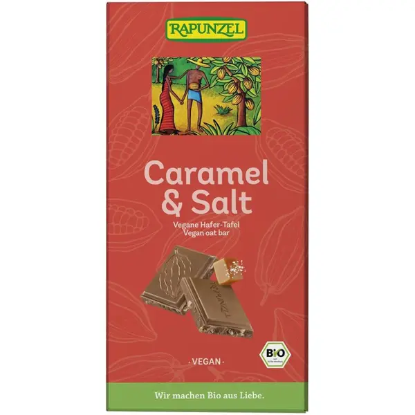 Baton vegan cu cacao ovaz si caramel sarat, eco - 100 g