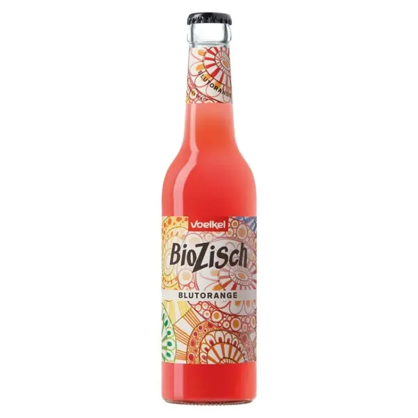 Bautura Carbogazoasa din Portocale Rosii, Bio, 330 ml, Voelkel